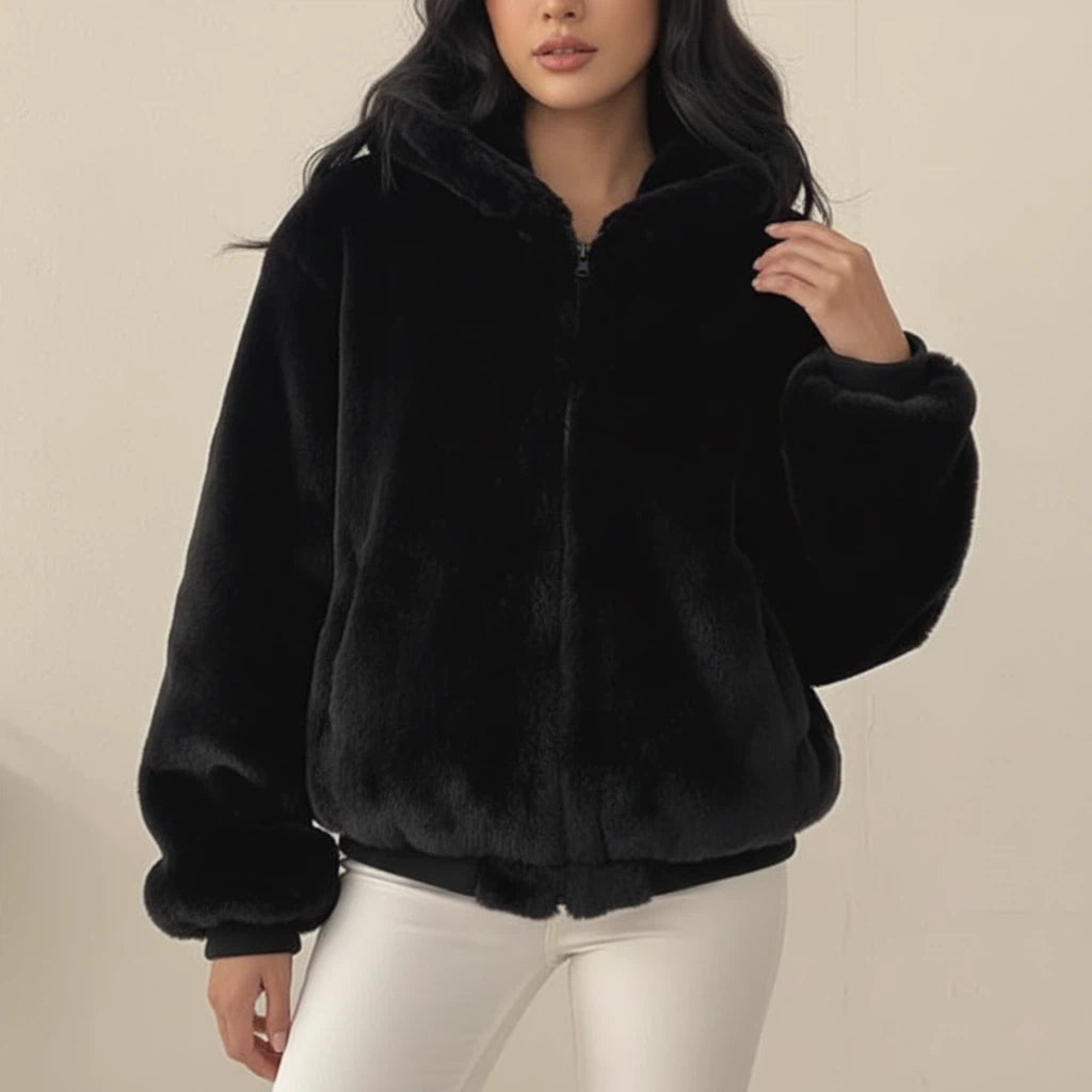 Kurtka Zimowa Damska Dwustronna z Miękkim Ociepleniem | Codzienny Styl