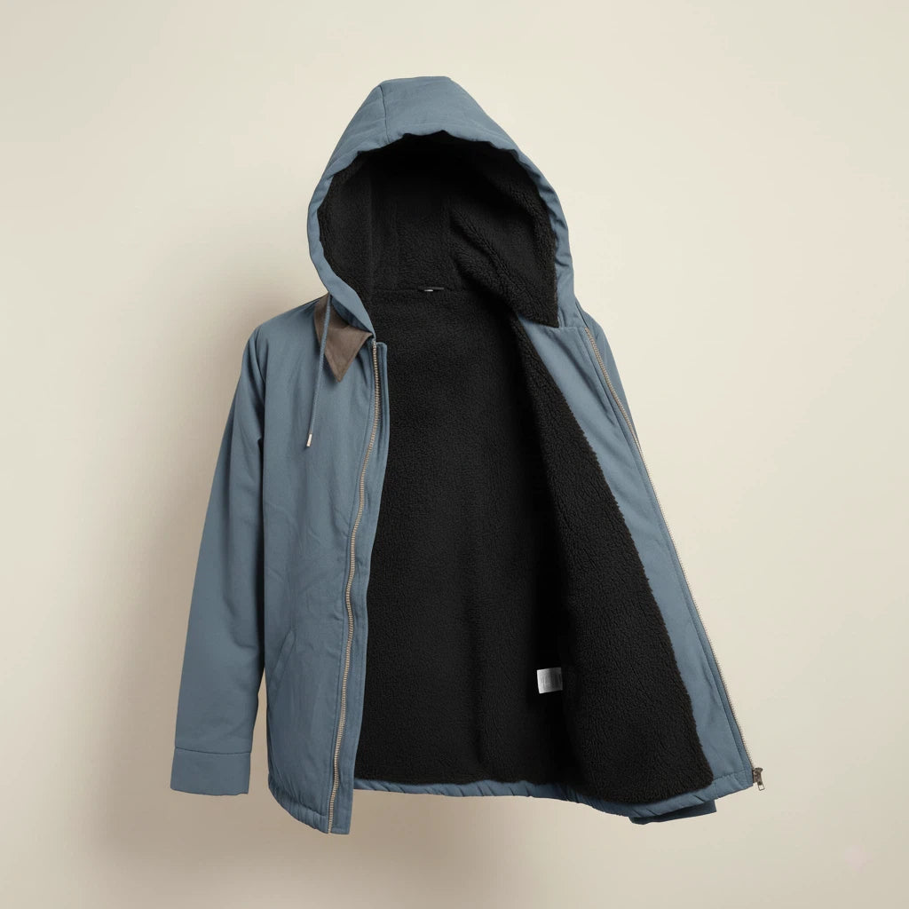 Kurtka Męska z Kapturem na Zamek | Styl Codzienny i Wygodny