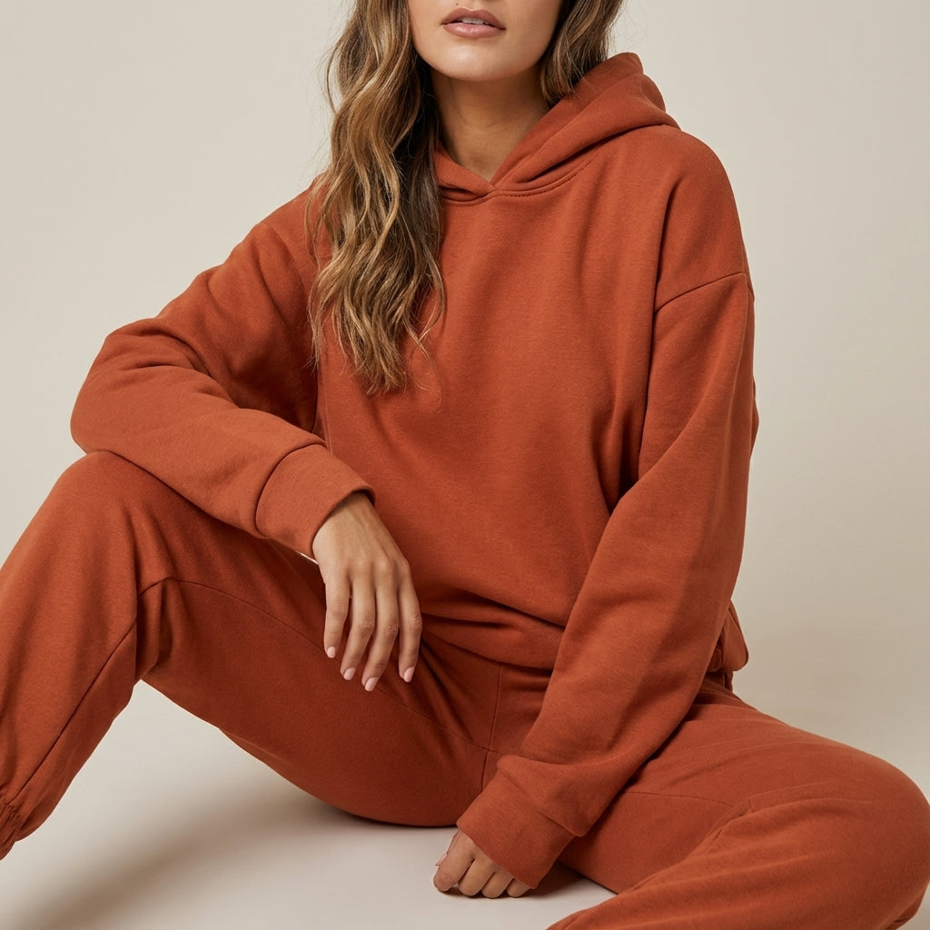 Komplet dresowy damski z kapturem | Na co dzień