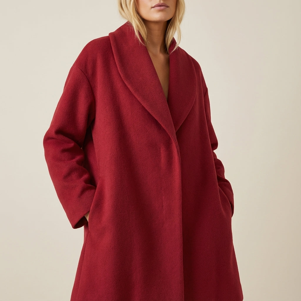 Płaszcz zimowy damski klasyczny krój | Codzienne noszenie