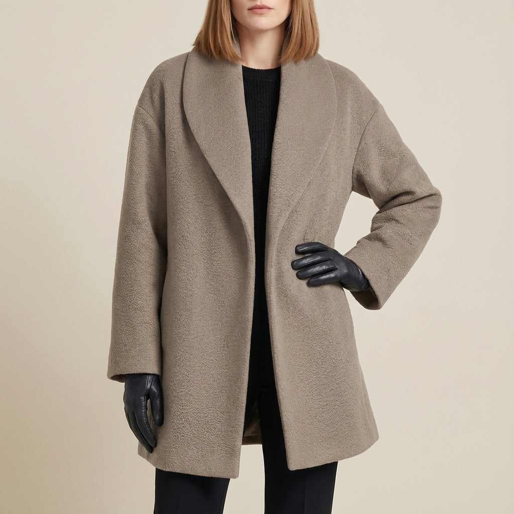 Płaszcz zimowy damski klasyczny krój | Codzienne noszenie