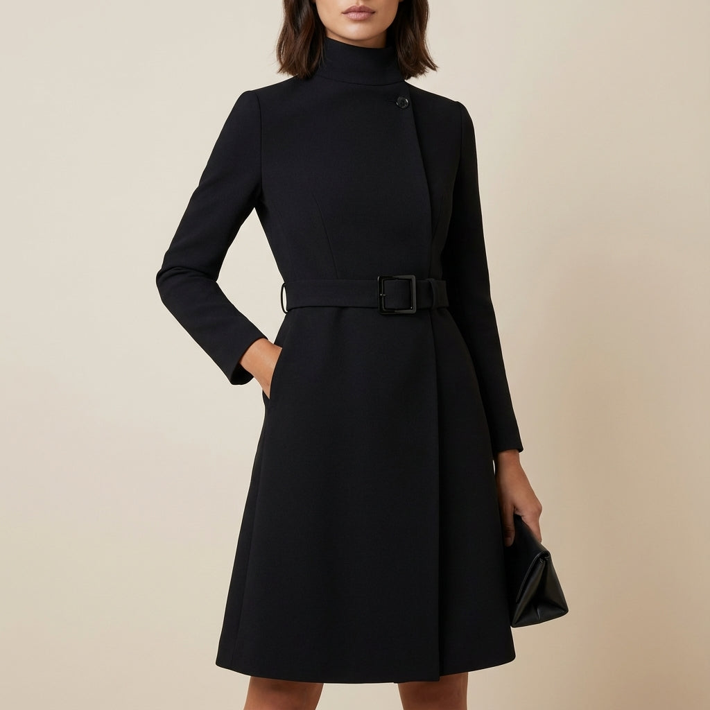 Sukienka midi damska asymetryczny krój | Codzienne noszenie