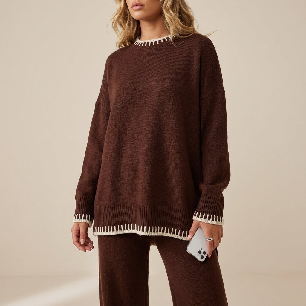 Zestaw damski luźny krój codzienny | Styl miejski