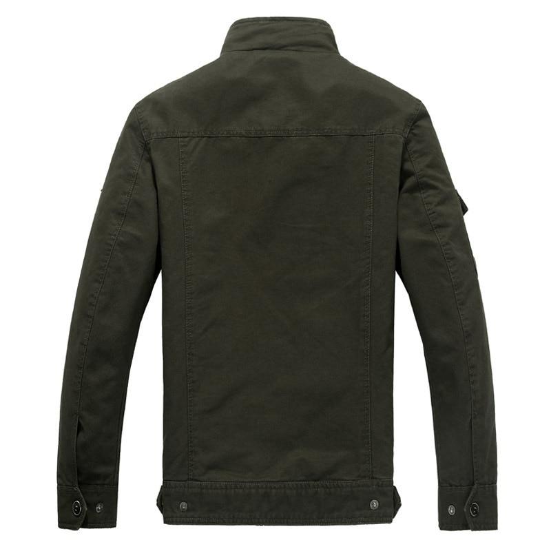 Kurtka Męska Wojskowa w Stylu Militarnym | Codzienny Styl