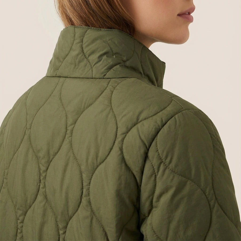 Kamizelka Damska Pikowana z Półrękawami | Styl Codzienny