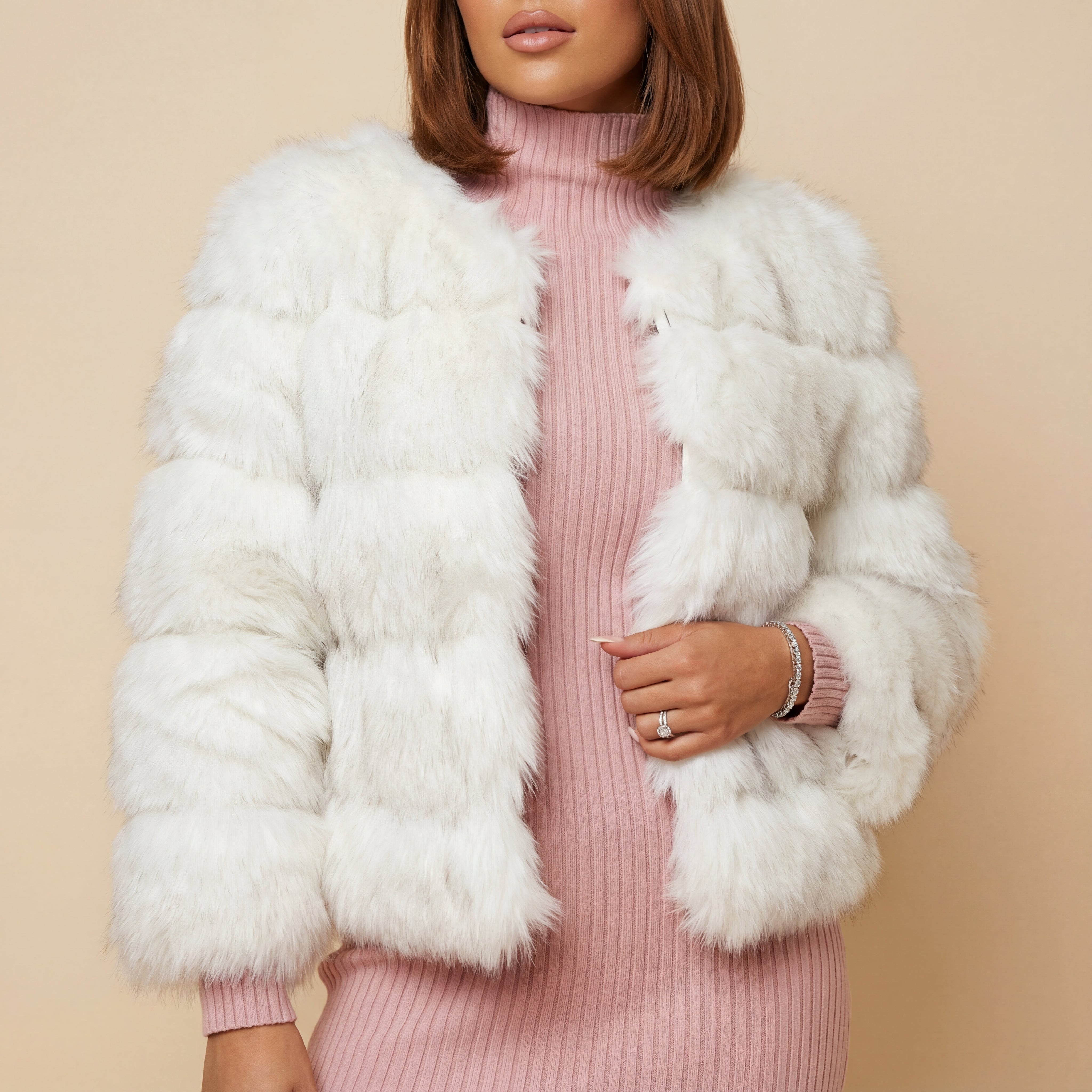 Kurtka Damska o Warstwowej Strukturze | Codzienny Styl