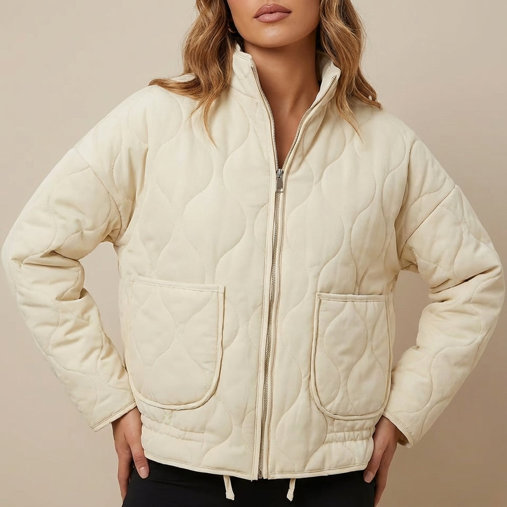 Kurtka Damska Przejściowa Minimalistyczna Czarna | Styl Miejski