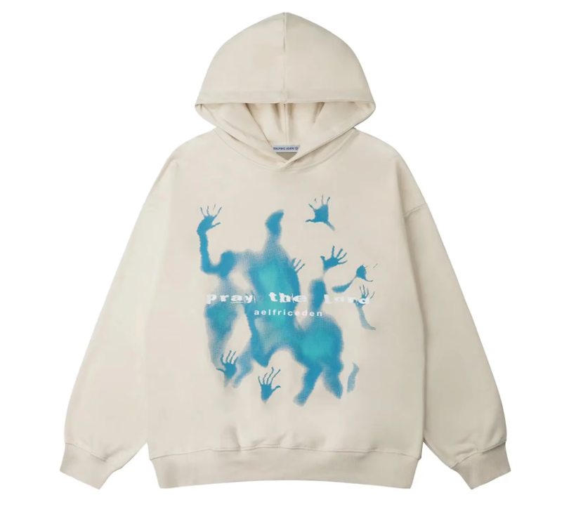Bluza Damska Oversize z Kapturem i Nadrukiem | Na Co Dzień