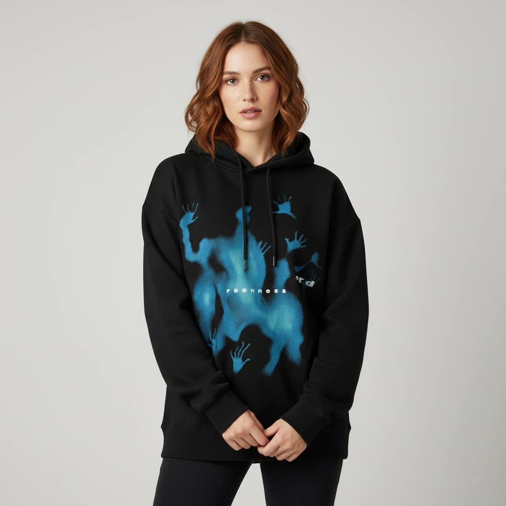 Bluza Damska Oversize z Kapturem i Nadrukiem | Na Co Dzień