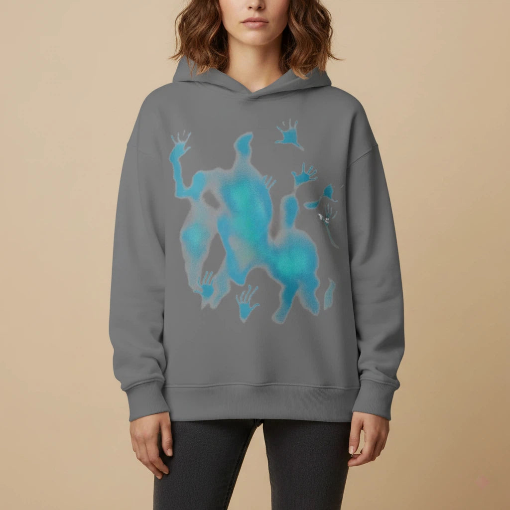 Bluza Damska Oversize z Kapturem i Nadrukiem | Na Co Dzień