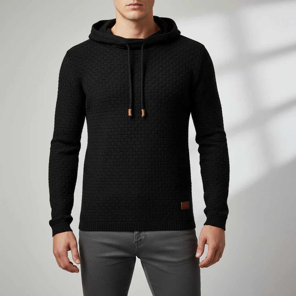 Bluza Męska z Kapturem Teksturowana 3D | Na Co Dzień