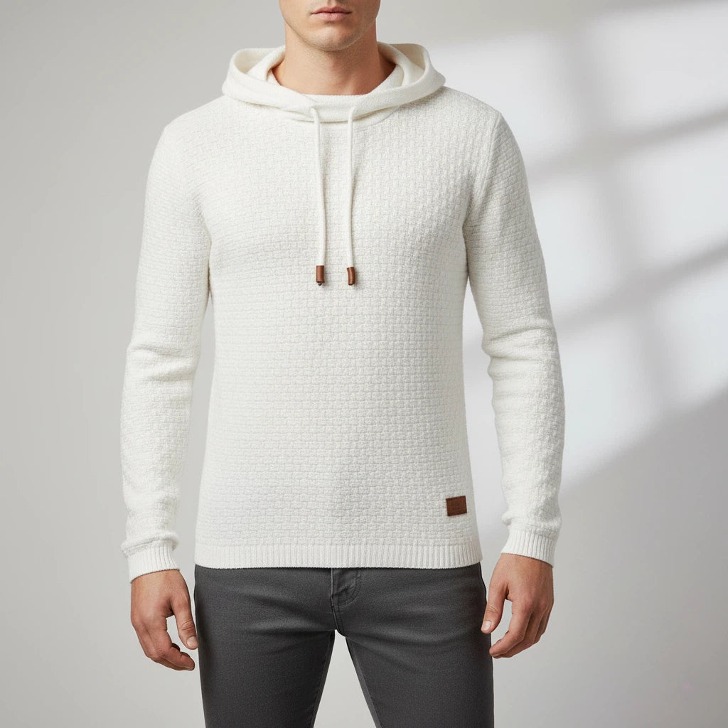 Bluza Męska z Kapturem Teksturowana 3D | Na Co Dzień