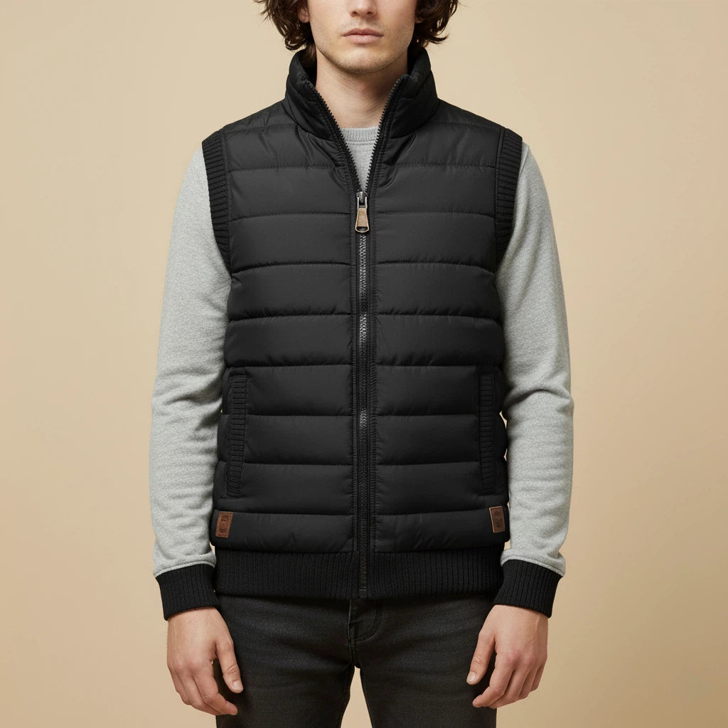 Kamizelka Męska Ocieplana z Miękką Podszewką | Na Zimę