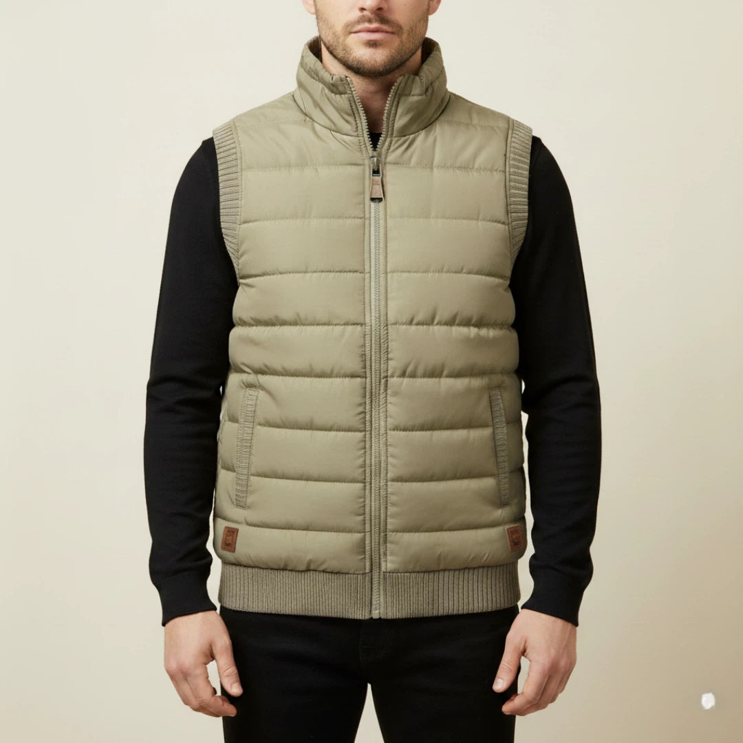 Kamizelka Męska Ocieplana z Miękką Podszewką | Na Zimę