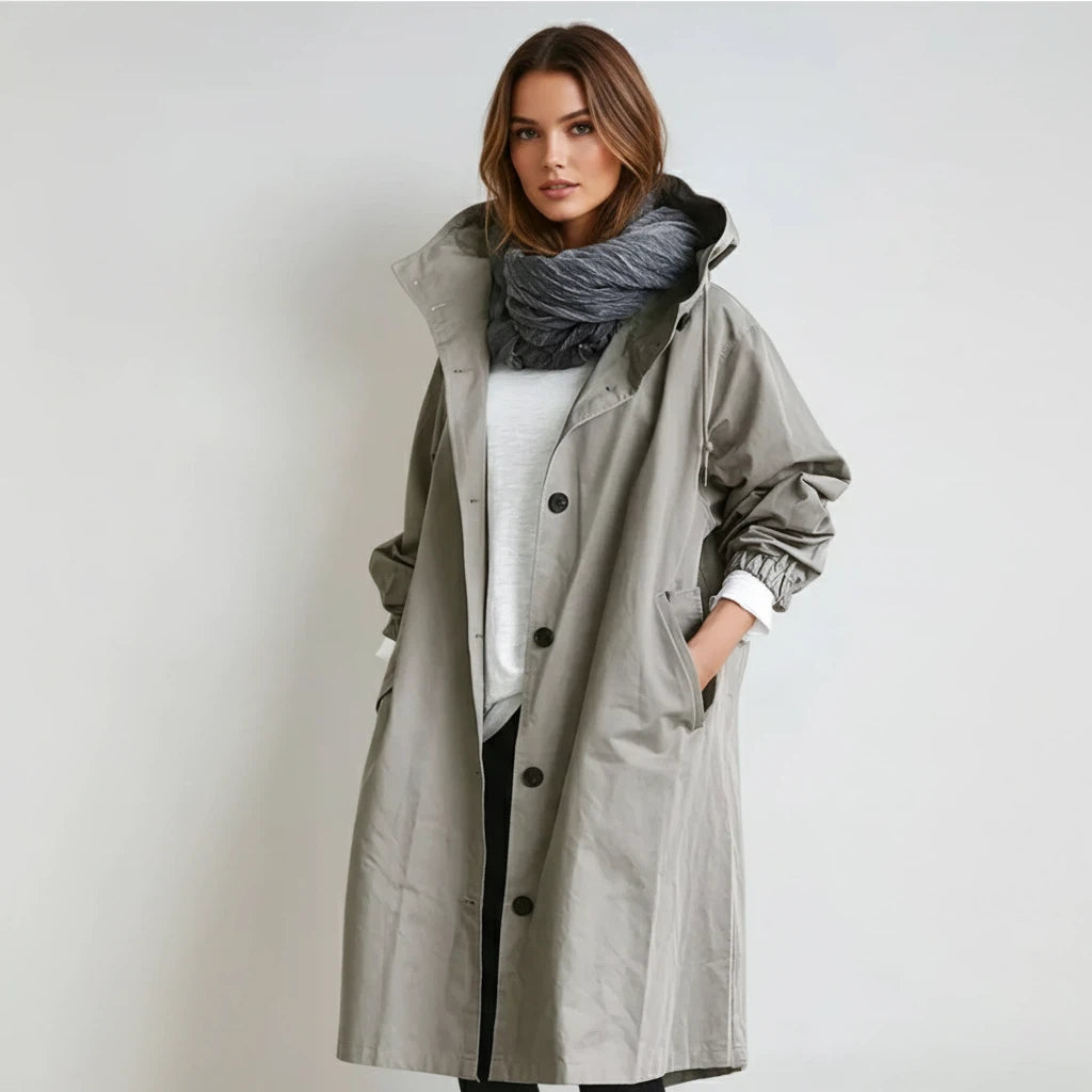 Płaszcz Przeciwdeszczowy Damski Wodoodporny | Styl i Ochrona Na Deszcz