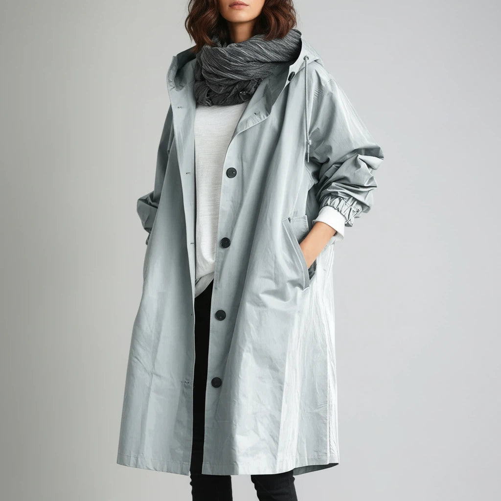 Płaszcz Przeciwdeszczowy Damski Wodoodporny | Styl i Ochrona Na Deszcz