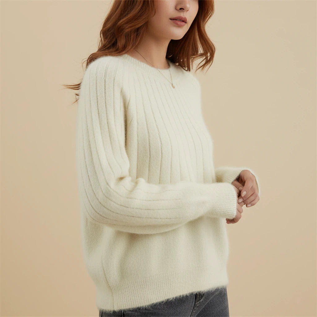 Sweter Damski z Miękkiej Tkaniny | Styl Codzienny