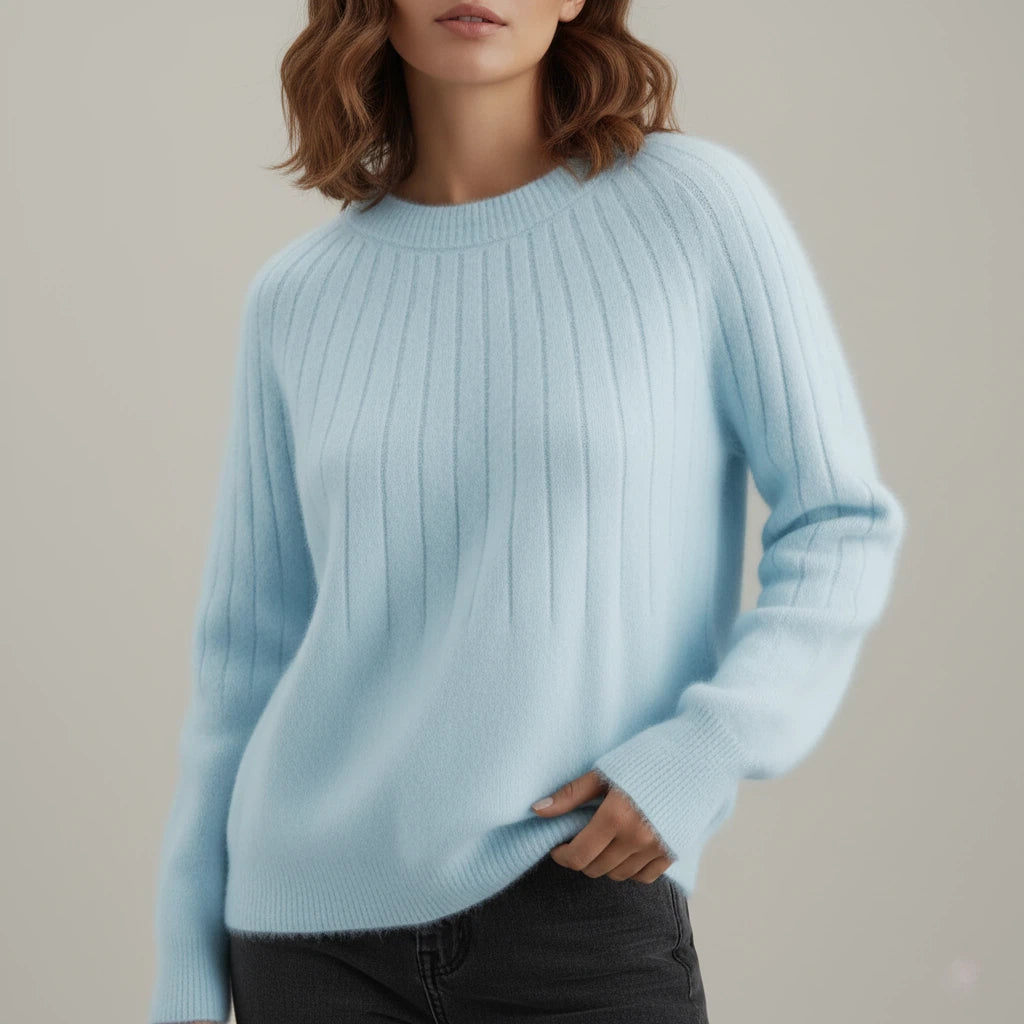 Sweter Damski z Miękkiej Tkaniny | Styl Codzienny