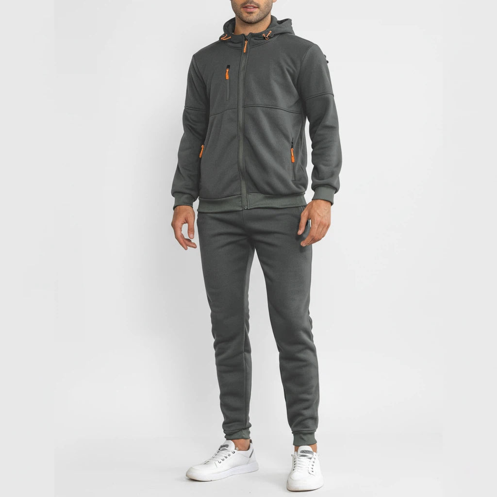 Zestaw Dresowy Męski z Kapturem | Bluza i Spodnie na Co Dzień