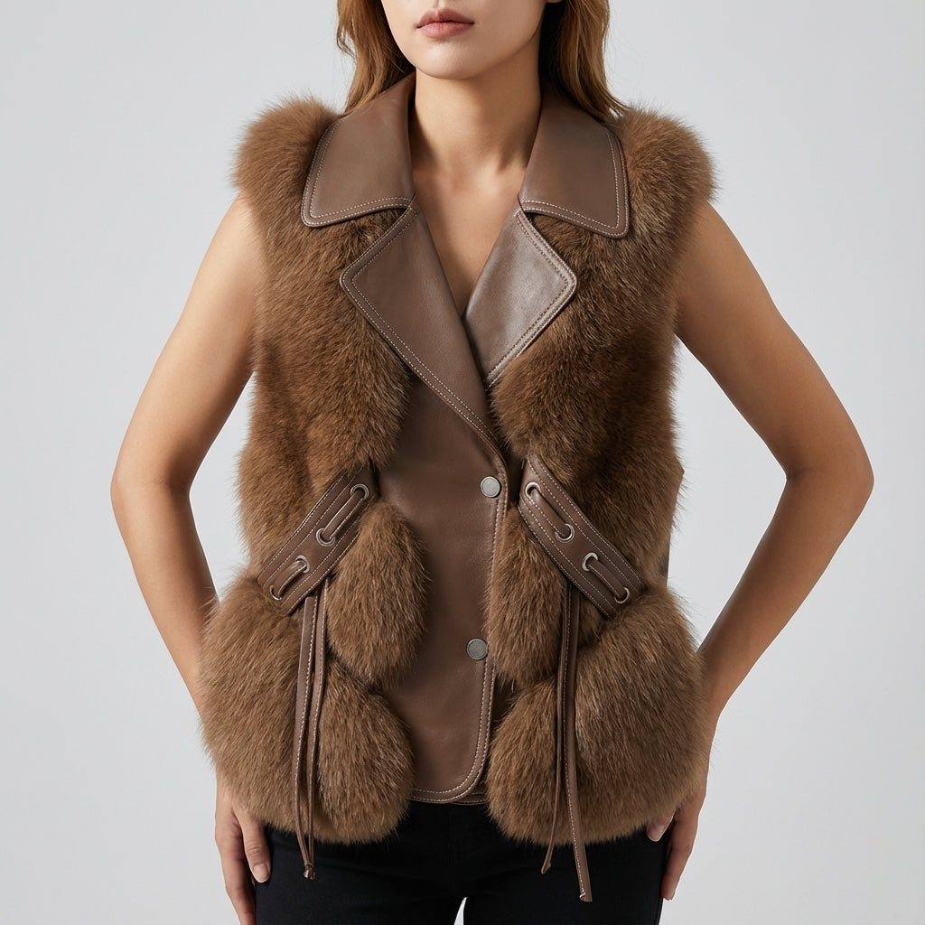 Kamizelka Damska Bezrękawnik | Styl Codzienny