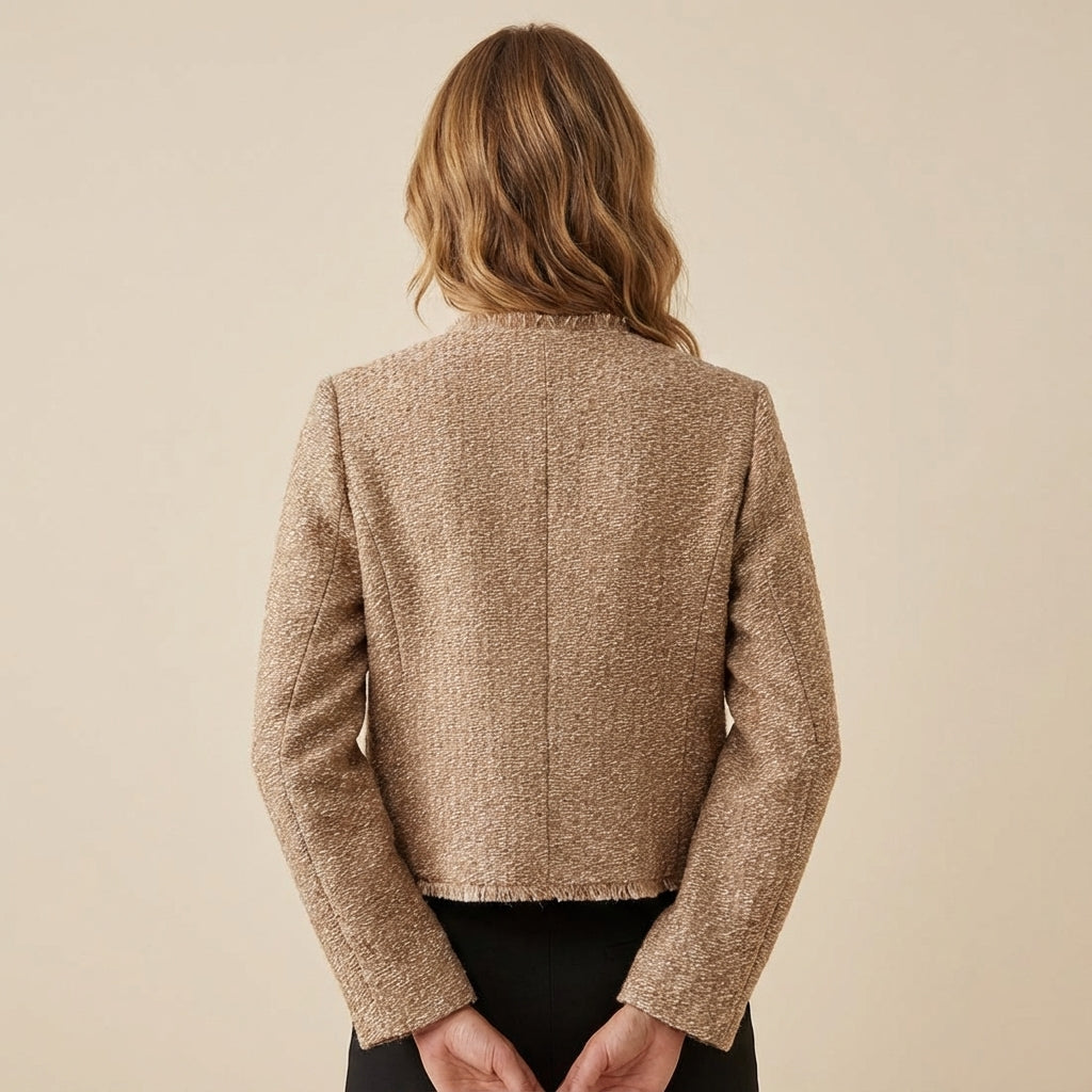 Marynarka damska o strukturalnym kroju z guzikami | Styl miejski