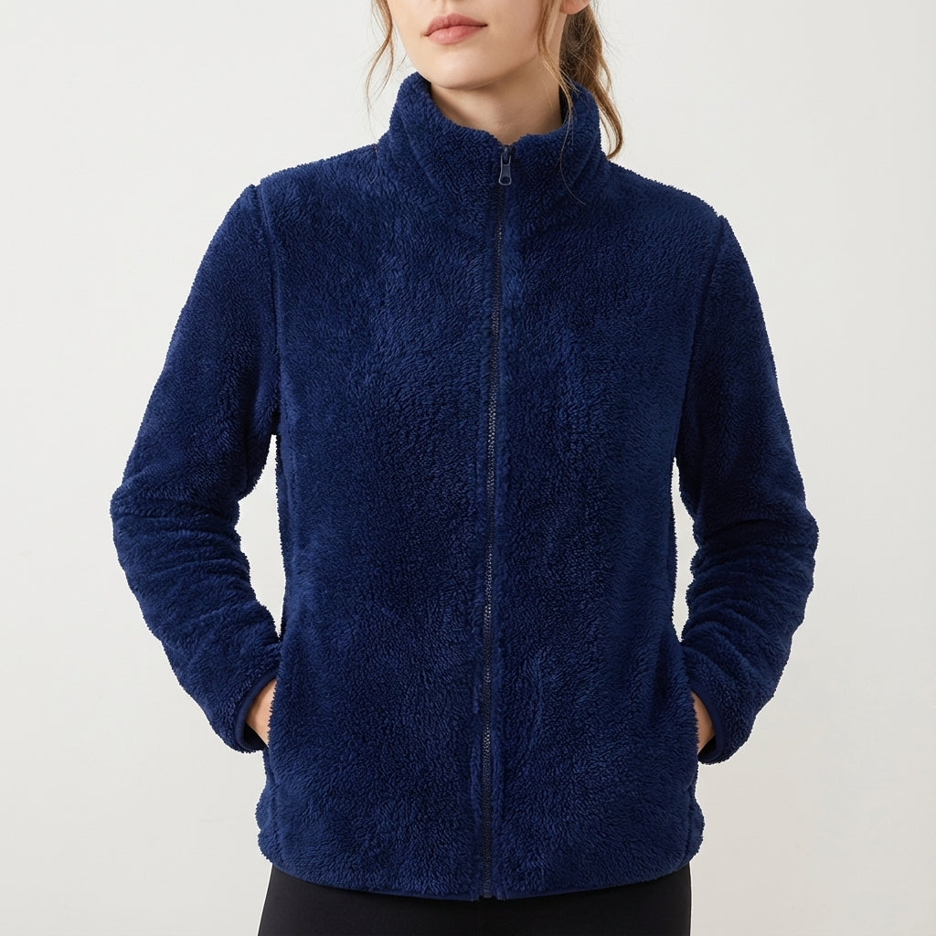 Kamizelka Damska z Zamkiem Prosty Krój | Codzienne Użytkowanie