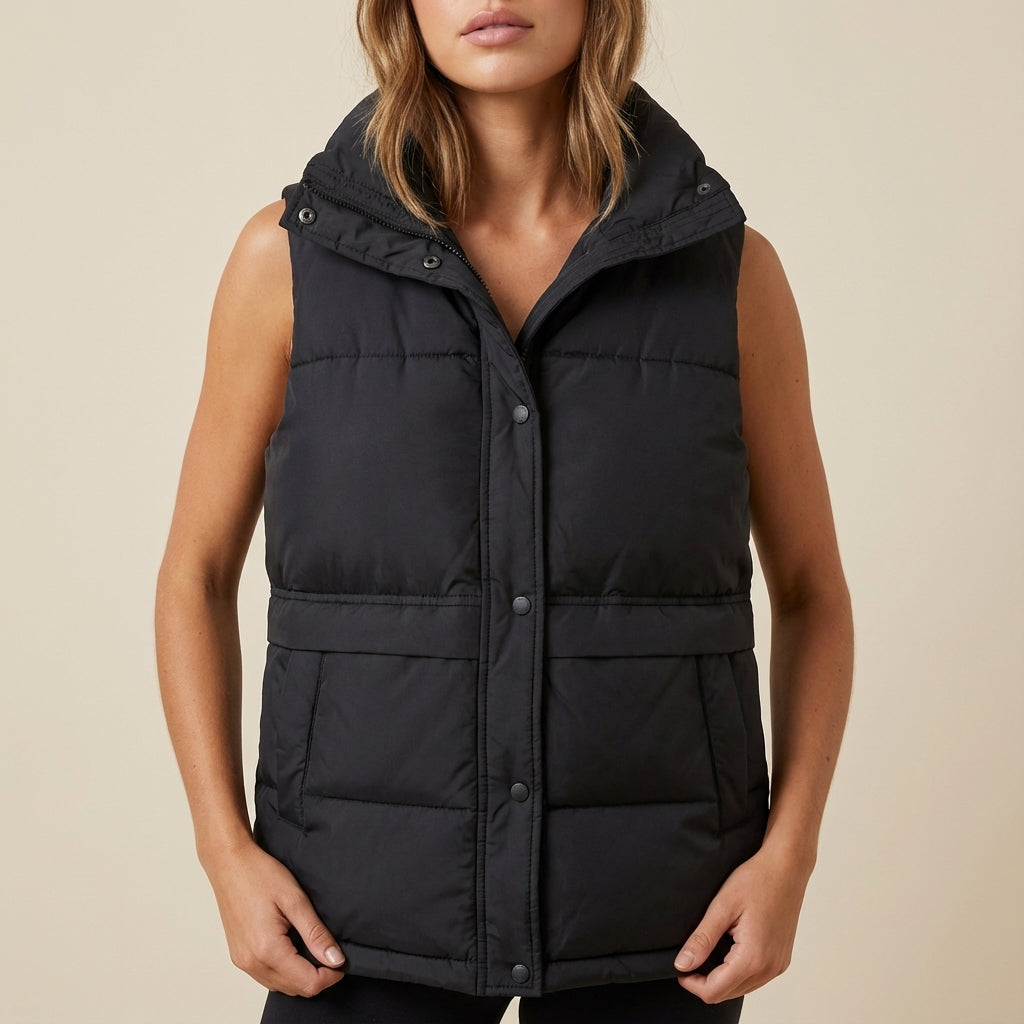 Kamizelka przejściowa damska bez rękawów | Codzienne użytkowanie