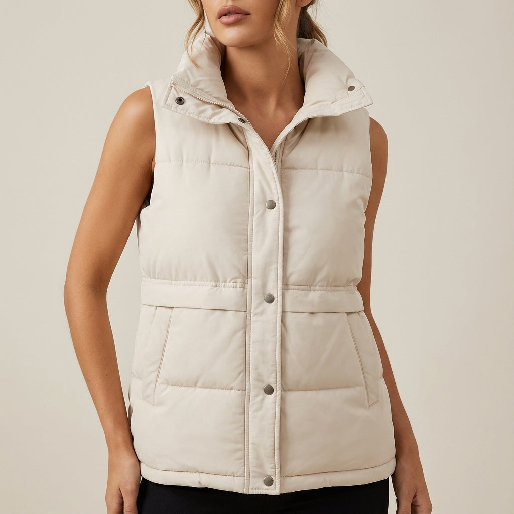 Kamizelka przejściowa damska bez rękawów | Codzienne użytkowanie