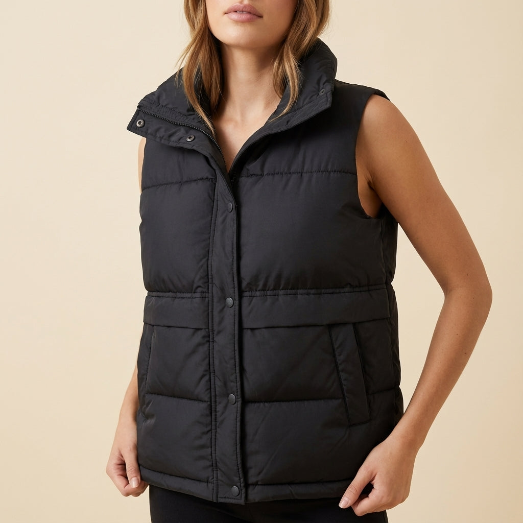 Kamizelka przejściowa damska bez rękawów | Codzienne użytkowanie