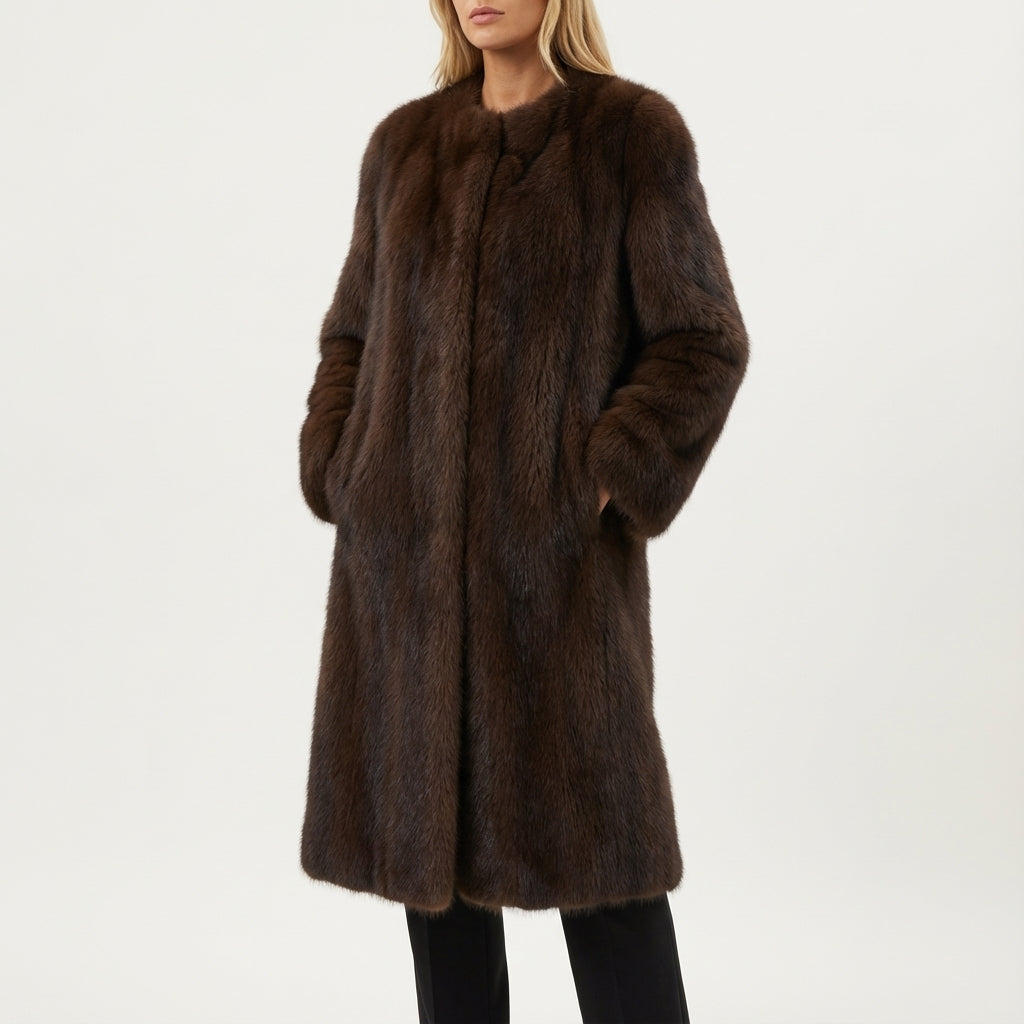 Kurtka damska zimowa z ozdobnym wykończeniem | Codzienne użytkowanie