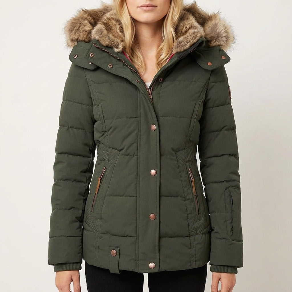 Kurtka Zimowa Damska z Kapturem | Na Zimowe Dni