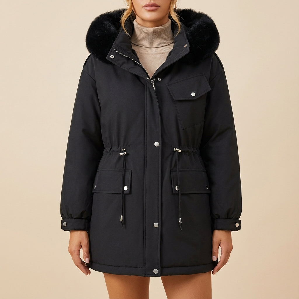 Kurtka Zimowa Damska Miejski Fason | Na Chłodne Dni