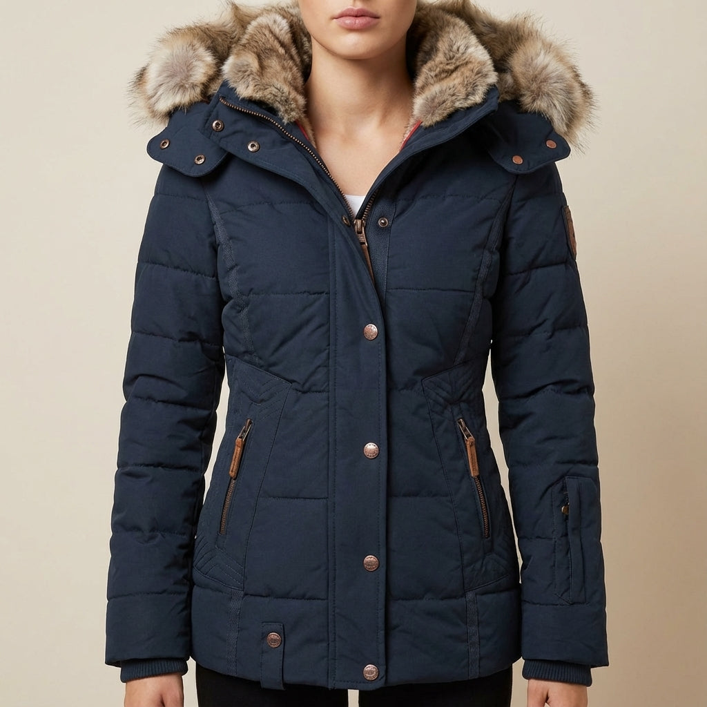 Kurtka Zimowa Damska z Kapturem | Na Zimowe Dni