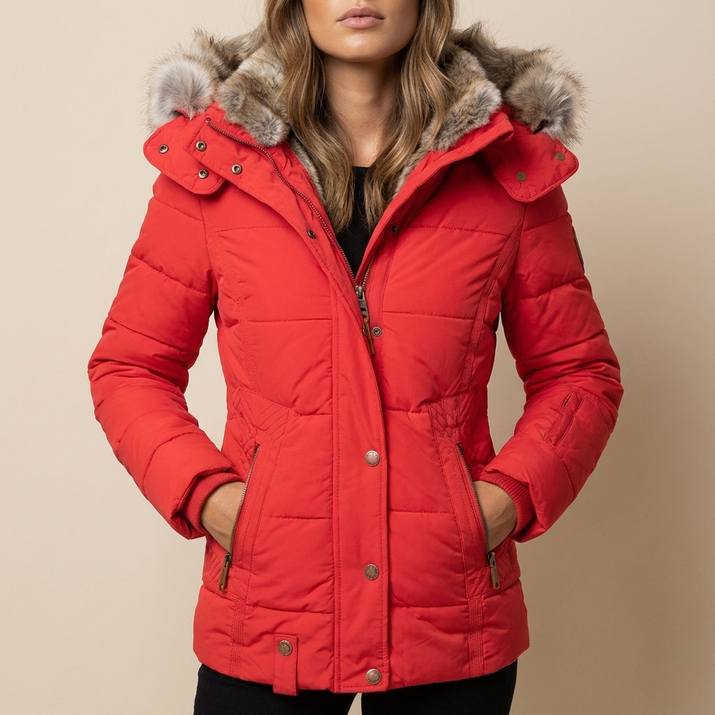 Kurtka Zimowa Damska z Kapturem | Na Zimowe Dni