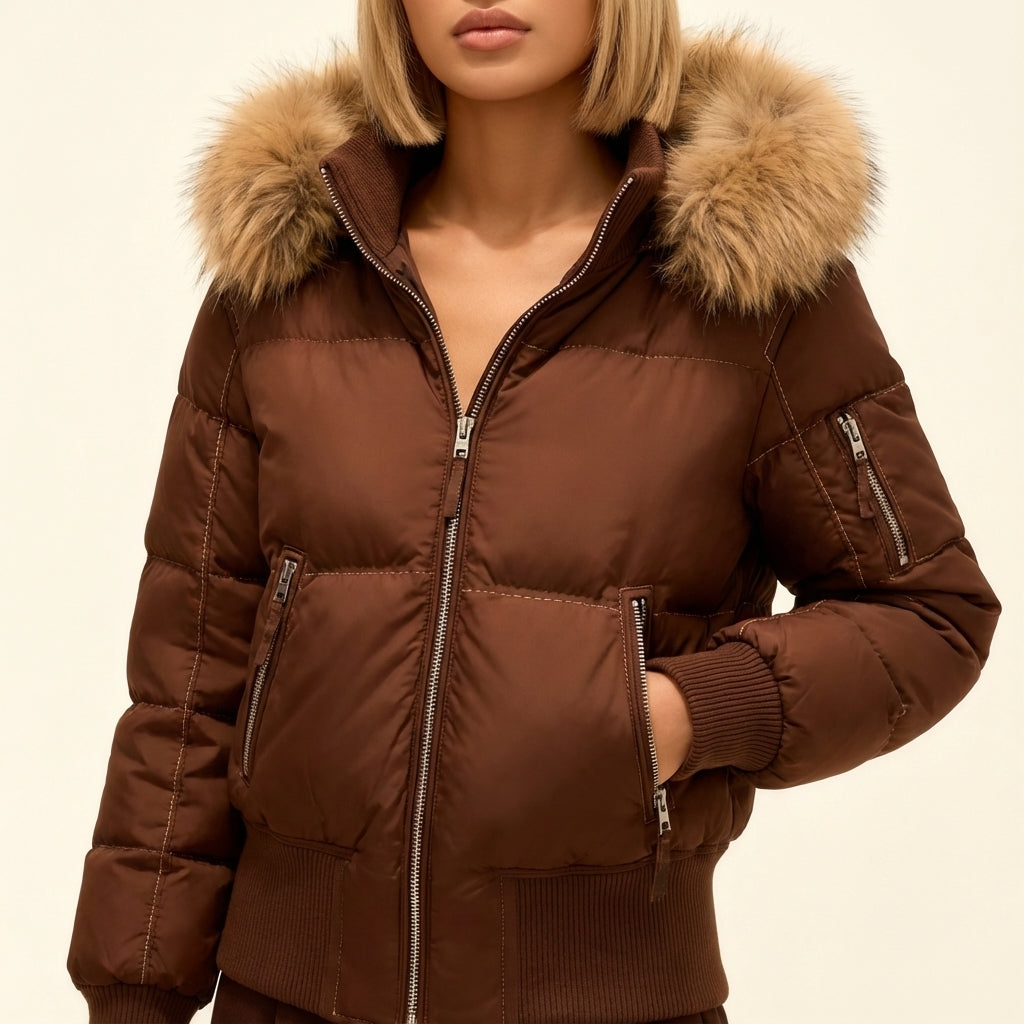 Kurtka Damska Pikowana Zimowa | Na Zimę