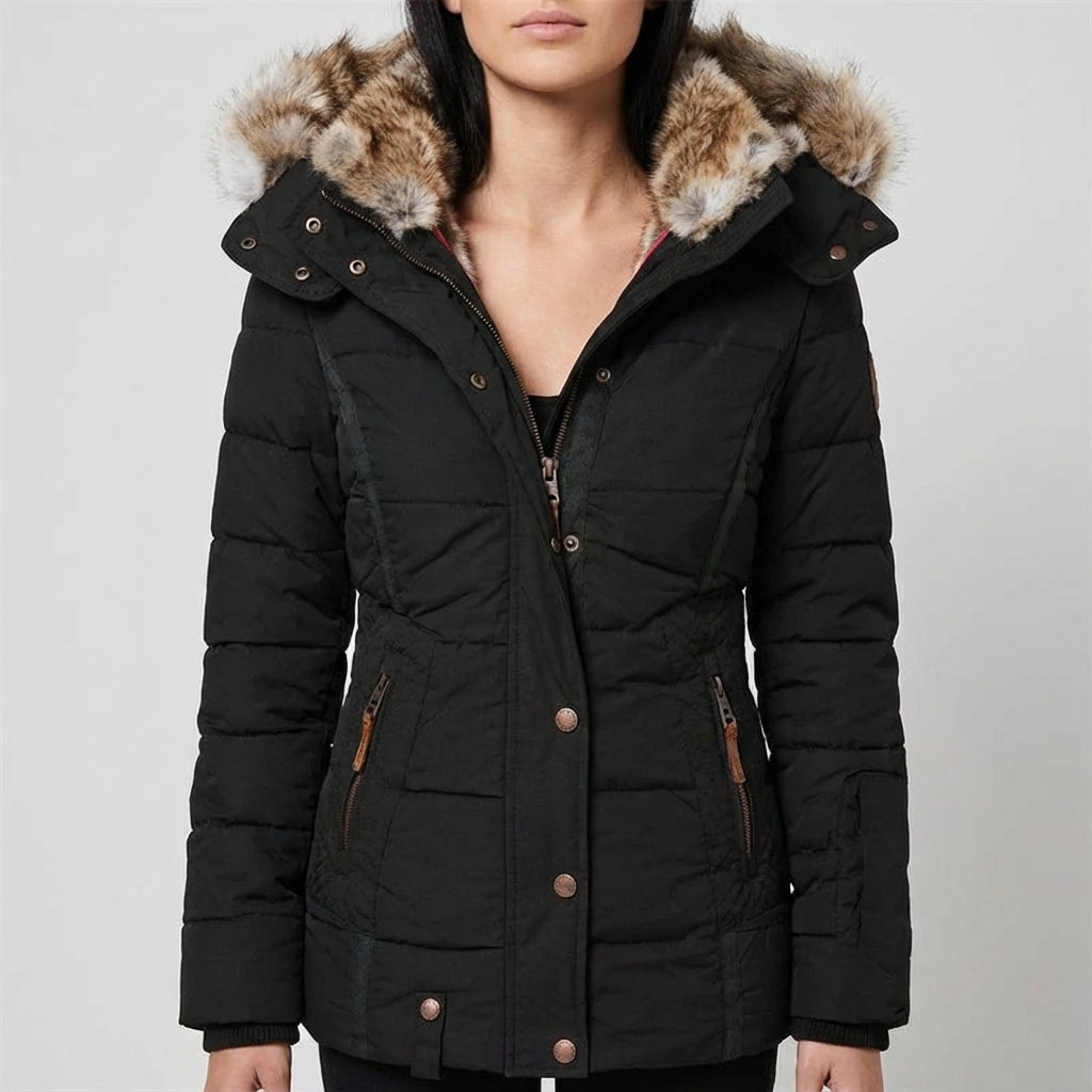 Kurtka Zimowa Damska z Kapturem | Na Zimowe Dni
