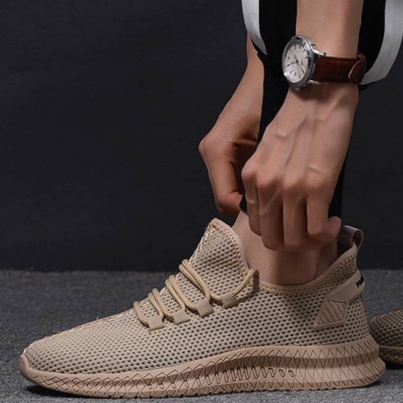 Buty Sportowe Męskie Lekkie Sneakersy z Siateczki | Na Co Dzień