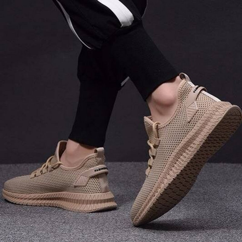 Buty Sportowe Męskie Lekkie Sneakersy z Siateczki | Na Co Dzień