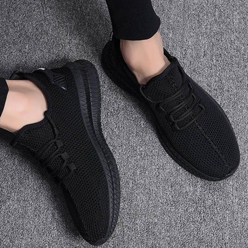 Buty Sportowe Męskie Lekkie Sneakersy z Siateczki | Na Co Dzień