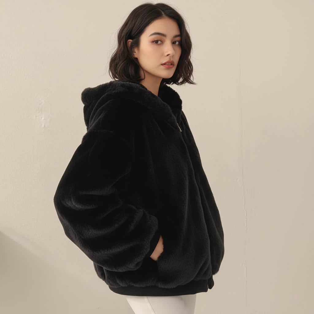 Kurtka Zimowa Damska Dwustronna z Miękkim Ociepleniem | Codzienny Styl