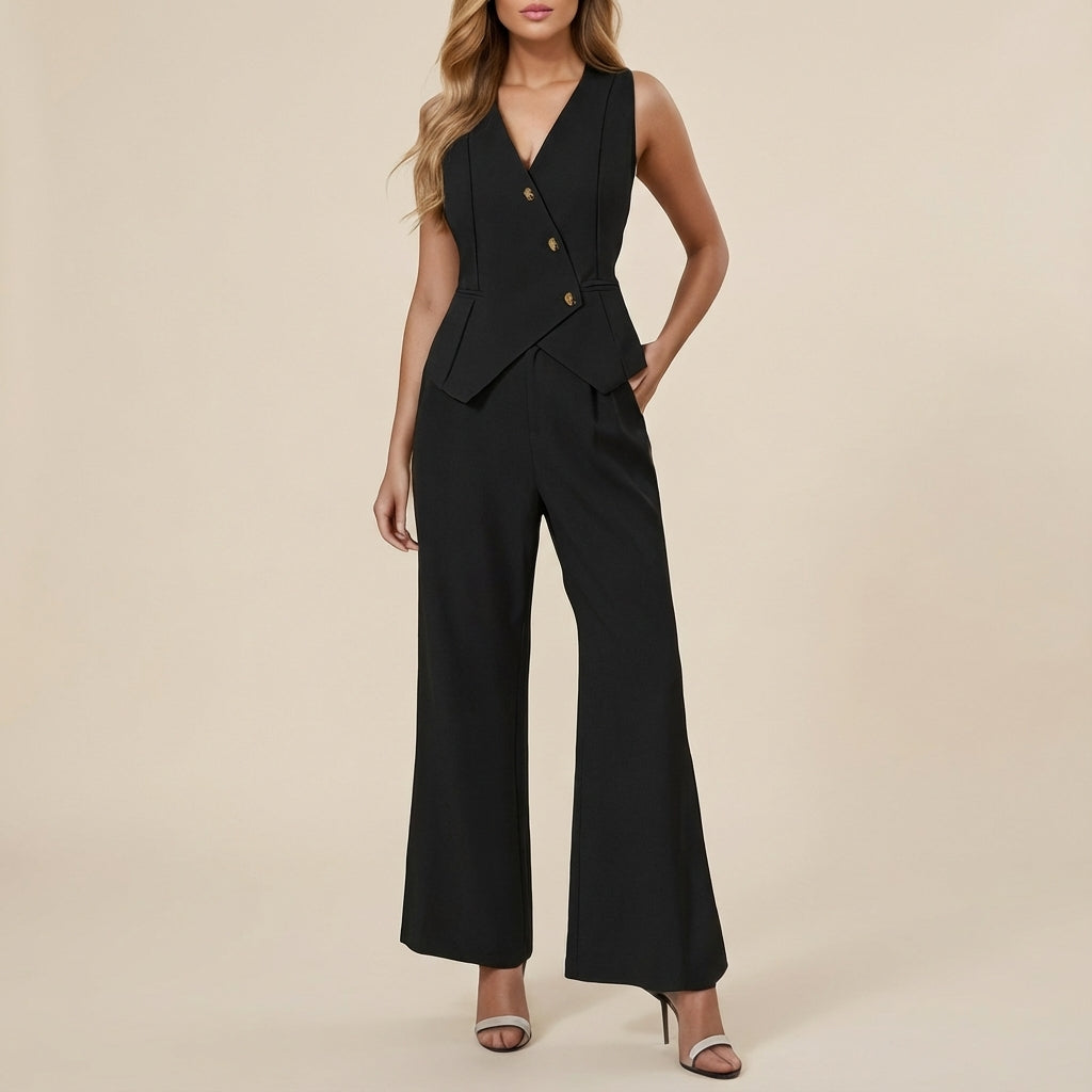 Garnitur damski dwuczęściowy klasyczny krój | Do pracy