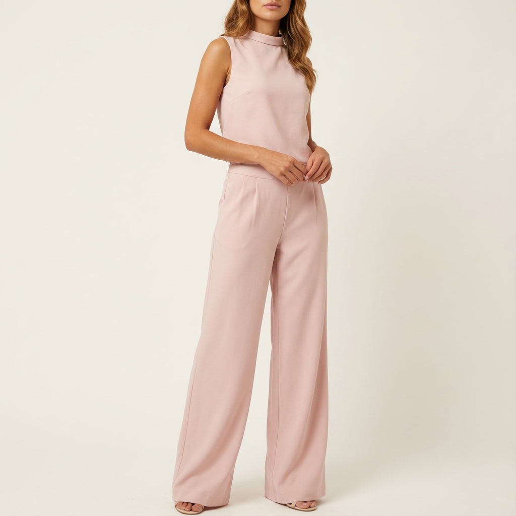 Kombinezon damski letni bez rękawów | Styl codzienny