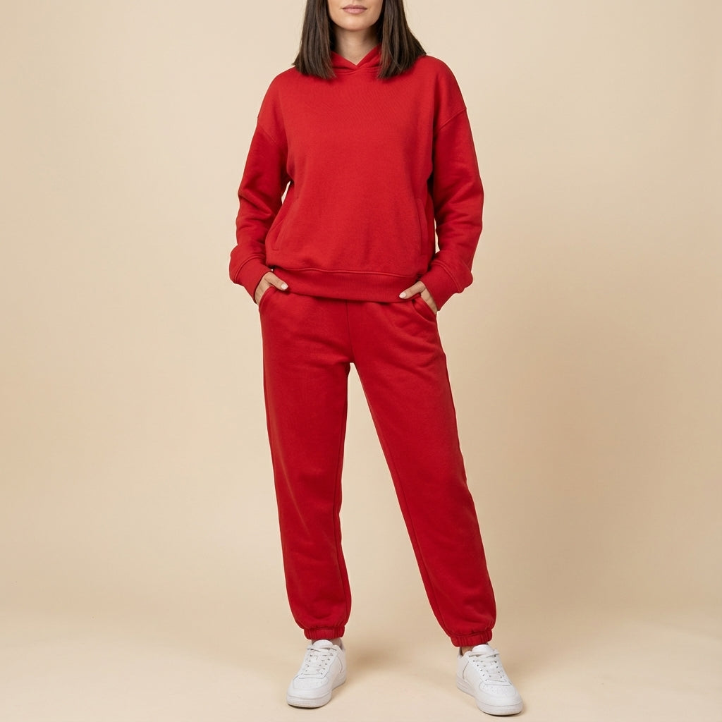Komplet dresowy damski z kapturem | Na co dzień