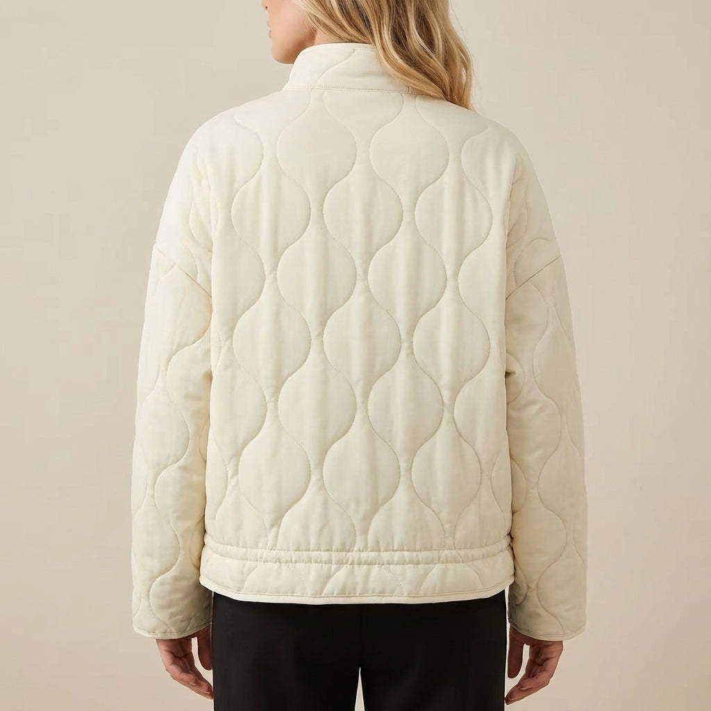 Kurtka Damska Przejściowa Minimalistyczna Czarna | Styl Miejski