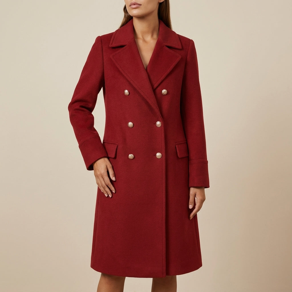 Płaszcz zimowy damski klasyczny krój | Codzienne noszenie