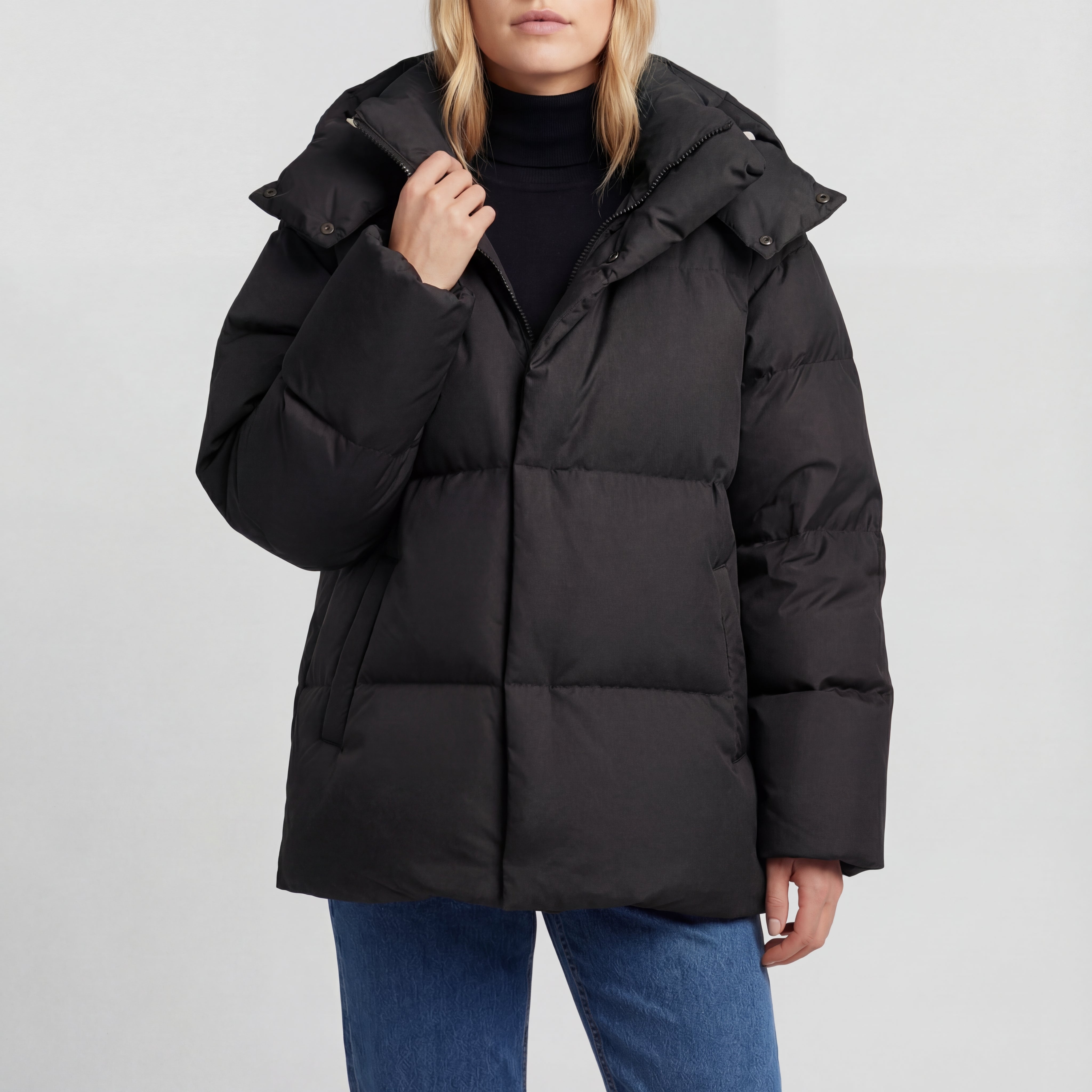 Kurtka Zimowa Damska Pikowana z Kapturem | Na Chłodniejsze Dni