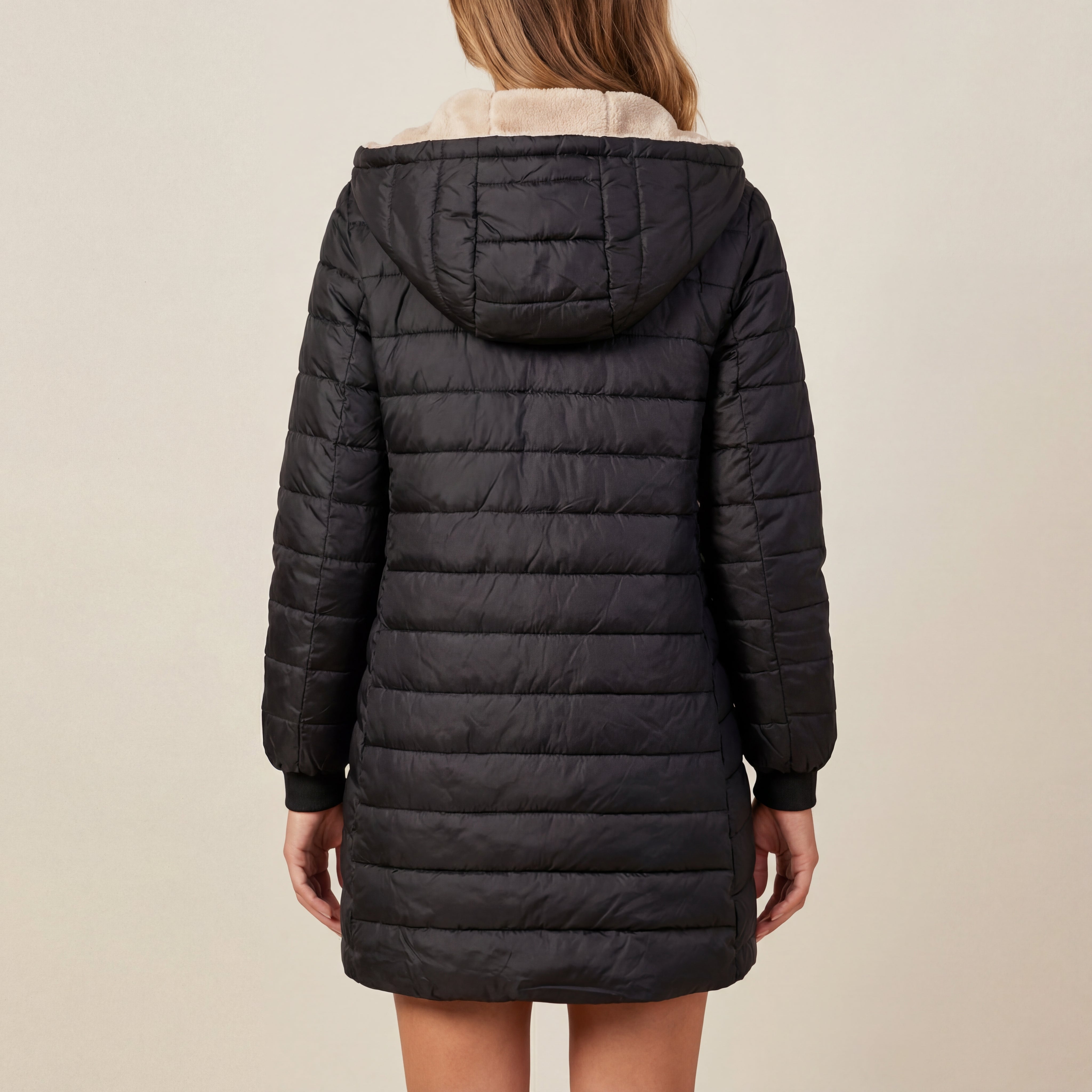 Kurtka Damska Zimowa Pikowana Granatowa | Na Zimę