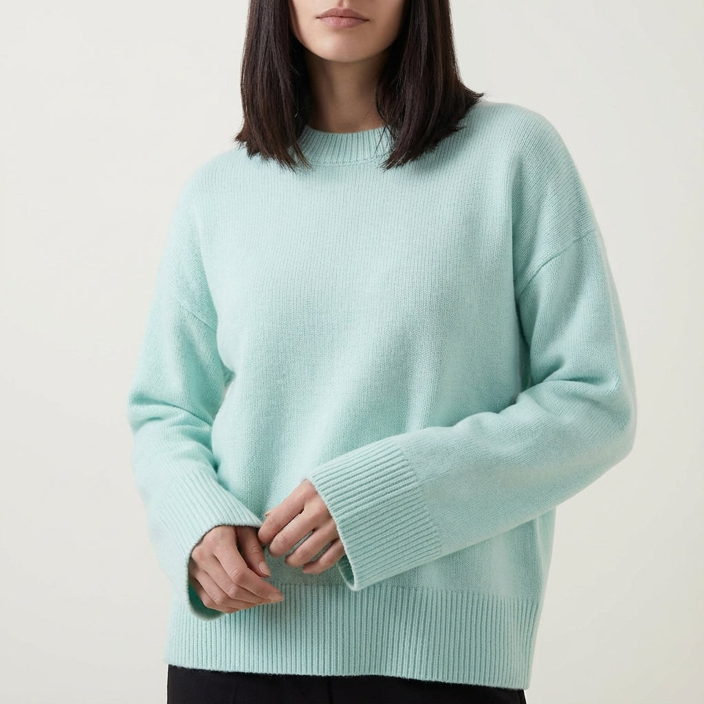 Sweter damski klasyczny z długim rękawem | Na co dzień