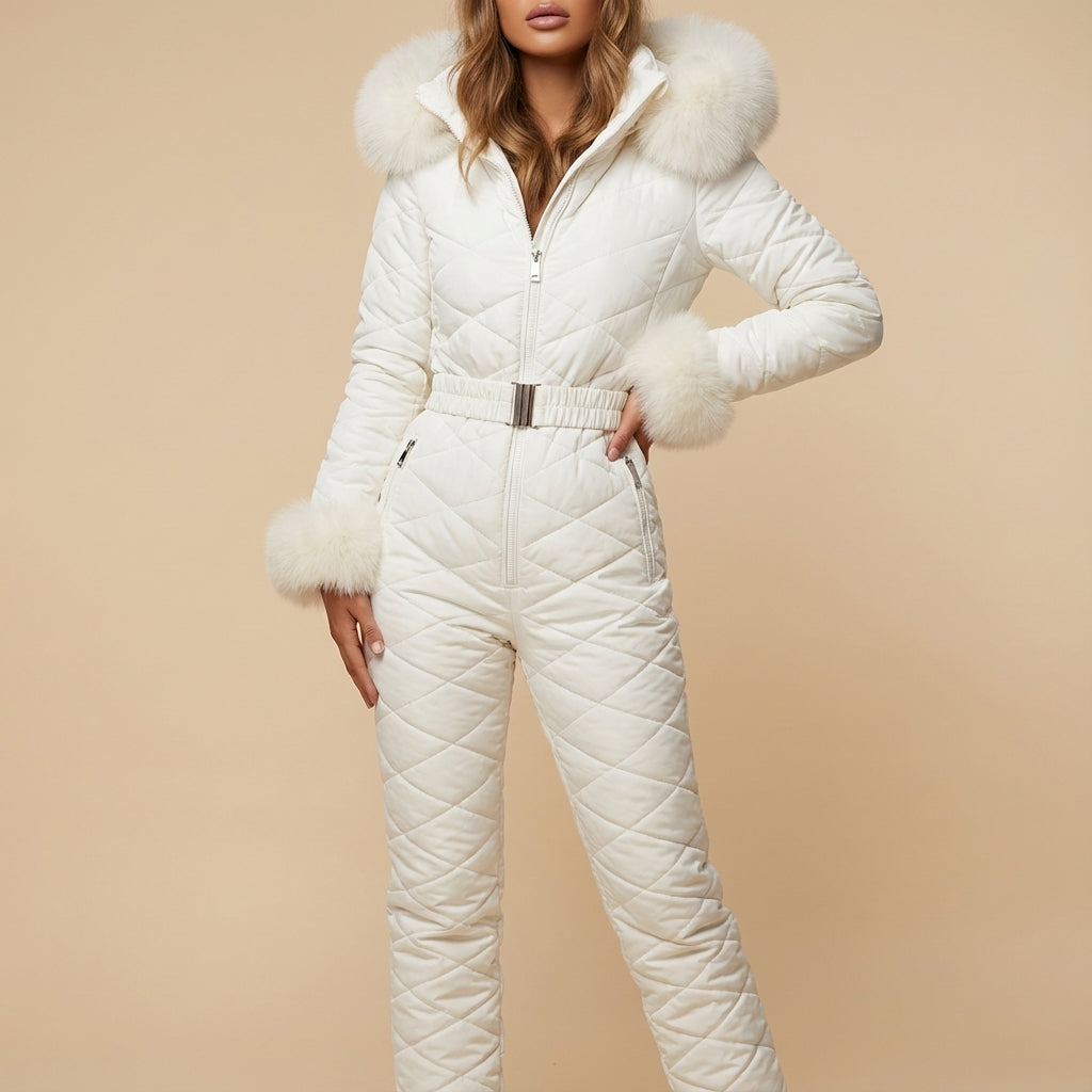 Kombinezon zimowy damski o kroju funkcjonalnym | Styl miejski
