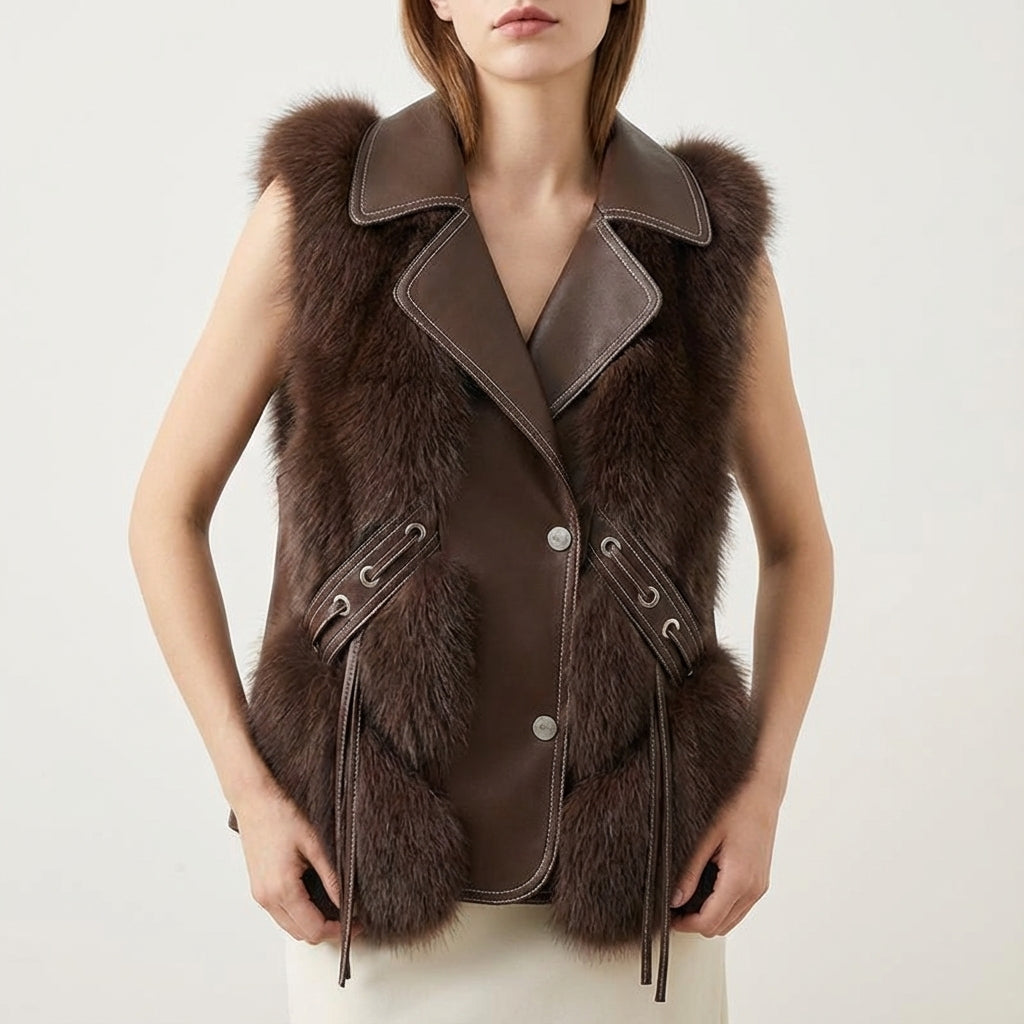 Kamizelka Damska Bezrękawnik | Styl Codzienny